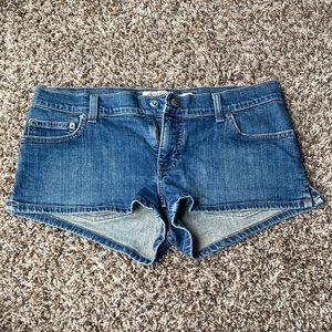 Size 8 Abercrombie & Fitch medium wash jean shorts
